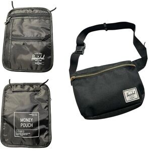 Herschel Belt Bag and Money pouch, EUC